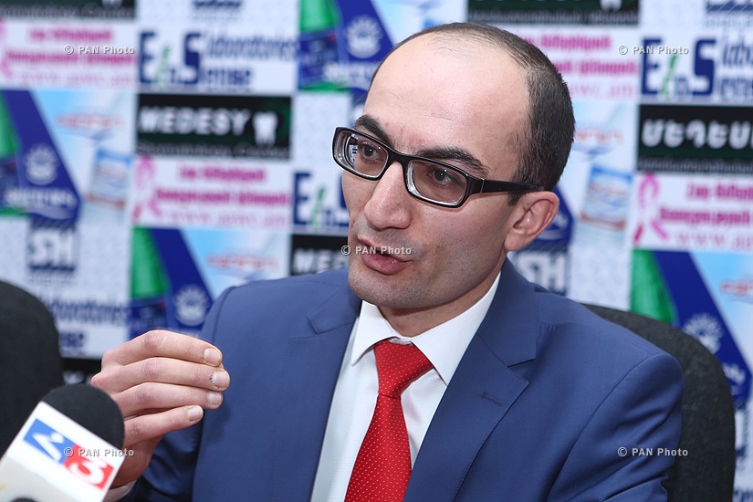 Пресс-конференция кандидата в мэры Раздана Артура Мисакяна