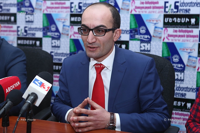 Пресс-конференция кандидата в мэры Раздана Артура Мисакяна