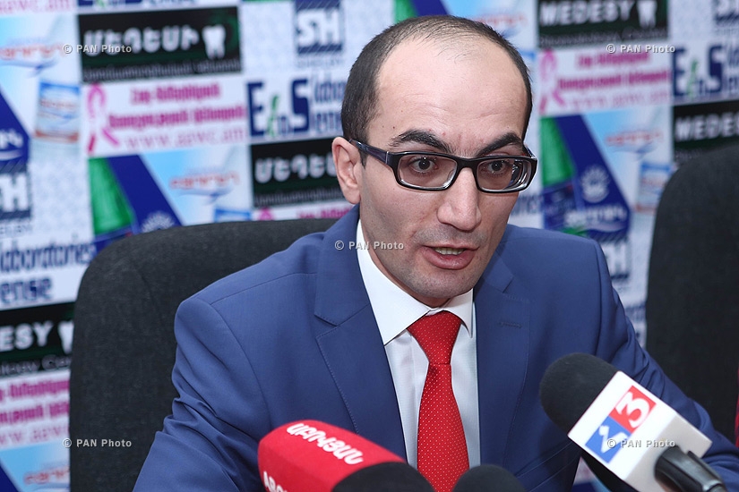Пресс-конференция кандидата в мэры Раздана Артура Мисакяна