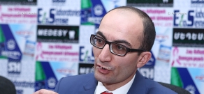 Пресс-конференция кандидата в мэры Раздана Артура Мисакяна