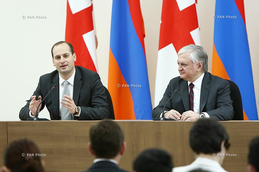 Joint press conference of RA Minister of Foreign Affairs Edward Nalbandyan and Minister of Foreign Affairs of Georgia Mikheil Janelidze