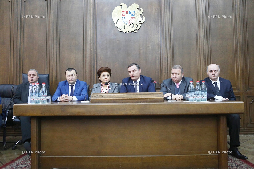 Пресс-конференция членов делегации НС РА в ПА Евронест