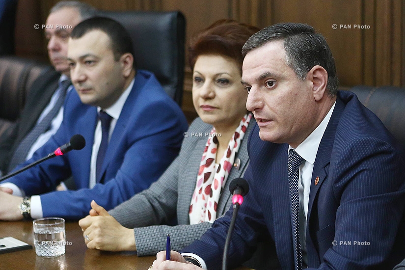 Пресс-конференция членов делегации НС РА в ПА Евронест