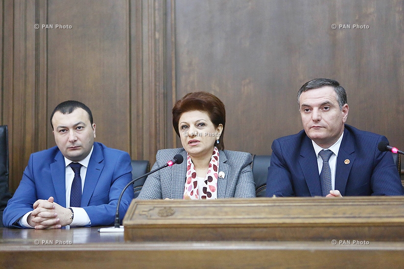 Пресс-конференция членов делегации НС РА в ПА Евронест