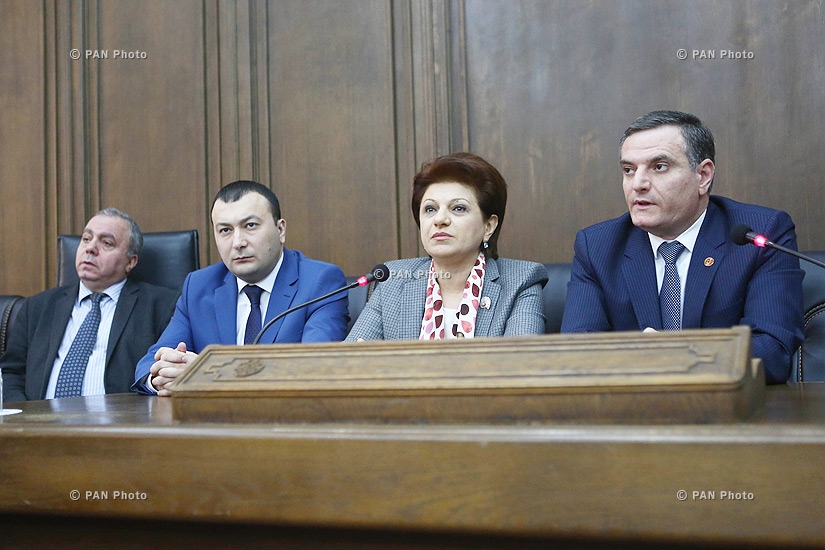 Пресс-конференция членов делегации НС РА в ПА Евронест