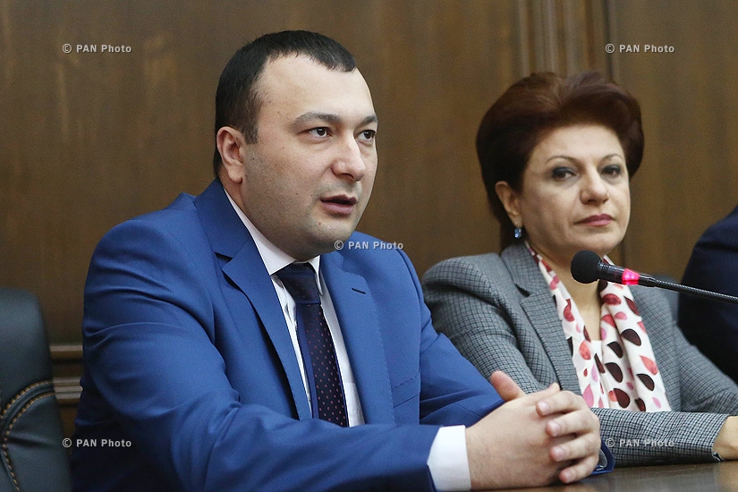 Пресс-конференция членов делегации НС РА в ПА Евронест
