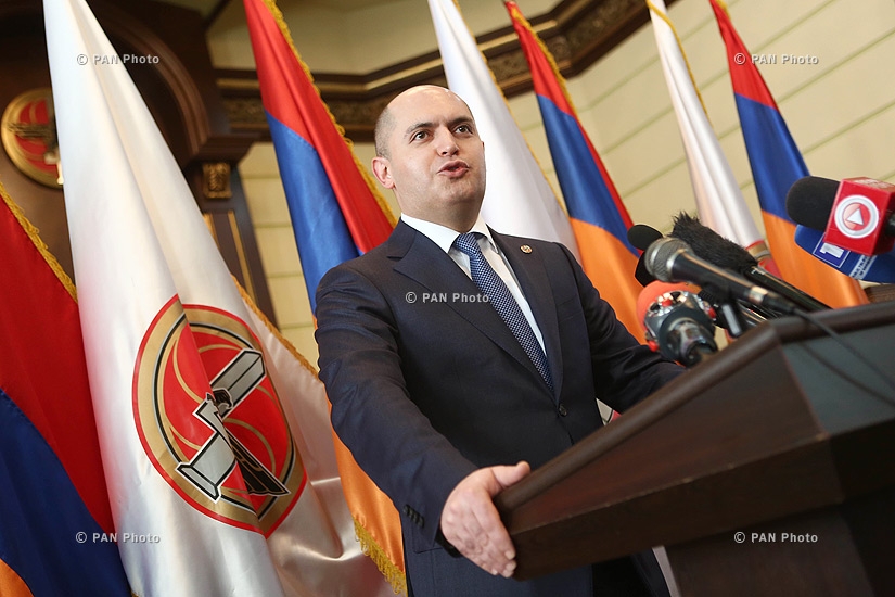 Press conference of RPA Vice President Armen Ashotyan