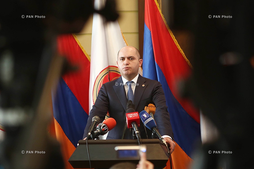 Пресс-конференция вице-президента партии РПА Армена Ашотяна