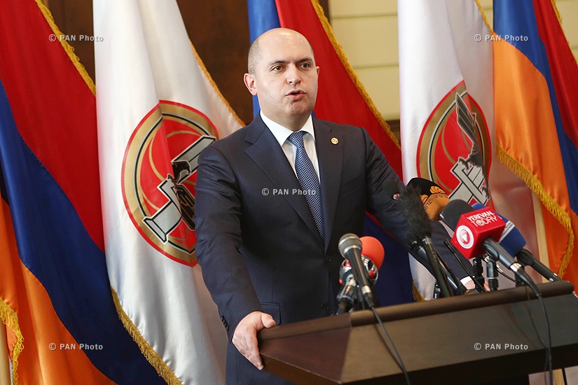 Пресс-конференция вице-президента партии РПА Армена Ашотяна
