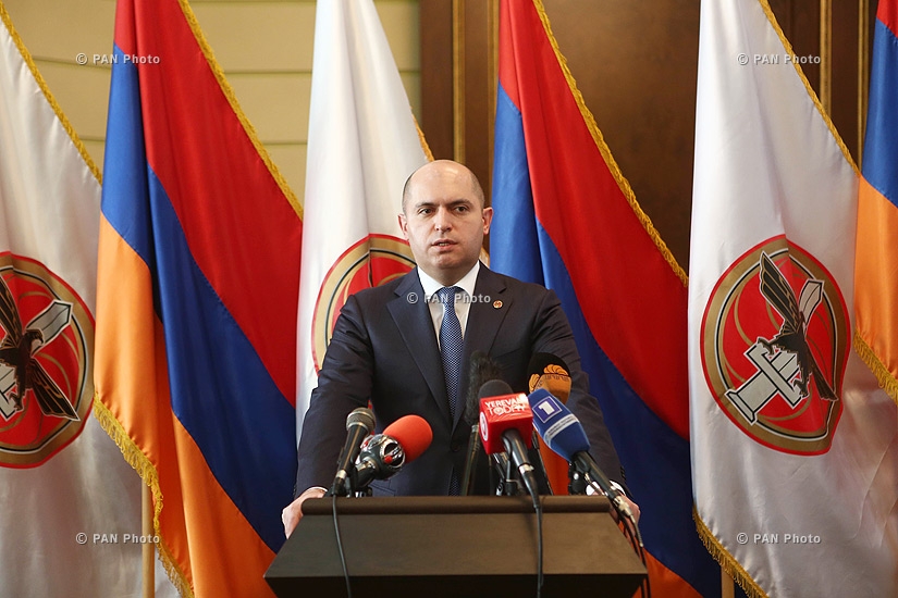 Пресс-конференция вице-президента партии РПА Армена Ашотяна