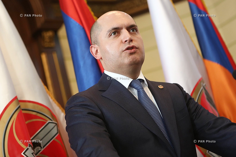 Пресс-конференция вице-президента партии РПА Армена Ашотяна
