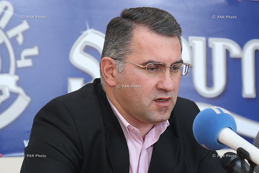 Press conference of Heritage Party vice-president Armen Martirosyan