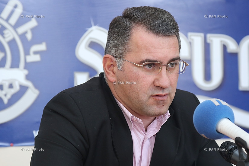 Press conference of Heritage Party vice-president Armen Martirosyan