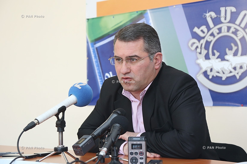 Press conference of Heritage Party vice-president Armen Martirosyan