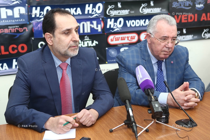 ՀՀԿ-ական պատգամավոր Մկրտիչ Մինասյանի և «Ազգային Համաձայնություն» կուսակցության նախագահ Արամ Հարությունյանի մամուլի ասուլիսը