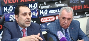 Пресс-конференция Мкртича Минасяна от РПА и руководителя партии «Национальное согласие» Арама Арутюняна