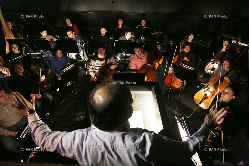 General rehearsal of 'Norma' opera By Vincenzo Bellini