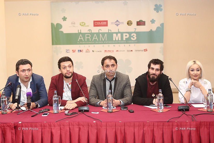 Пресс-конференция, посвященная сольному концерту Арама MP3