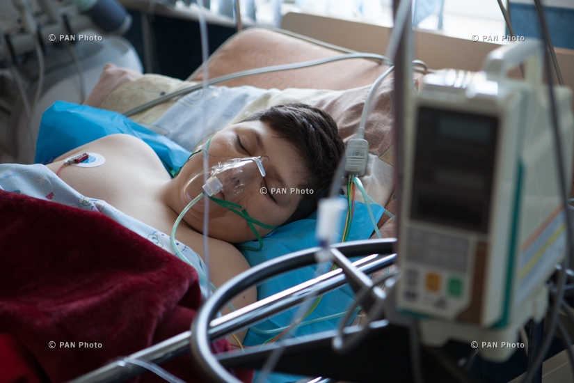 Վարդան Ադրեասյան, 2004-ին ծնված-ազդրի բազմաբեկոր կոտրվածք, տրավմատիկ և հեմոռագիկ շոկ, կատարվել է վիրահատություն, ամեն ինչ նորմալ է: