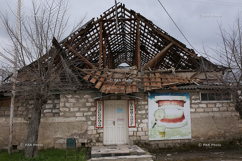 Artsakh's Martakert, bombarded by Azerbaijani army
