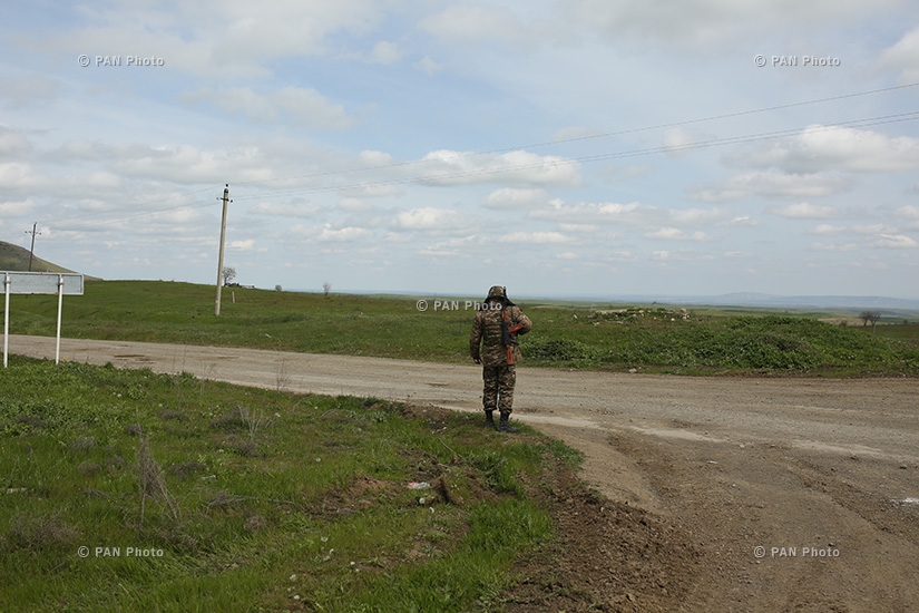 Юго-восток Арцаха: Ракета примененной азербайджанской стороной ракетно-артиллерийской установки БМ-21 («Град»)