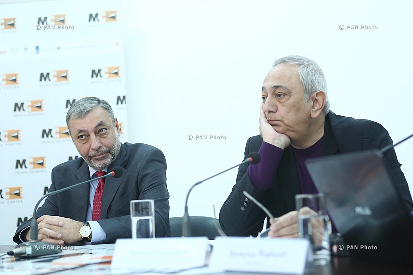 Press conference of Alexander Arzumanyan and Vahan Papazyan