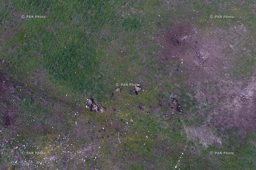 Bodies of Azerbaijani special troops who participated in military actions in the direction of the village of Talish in Artsakh's northeast