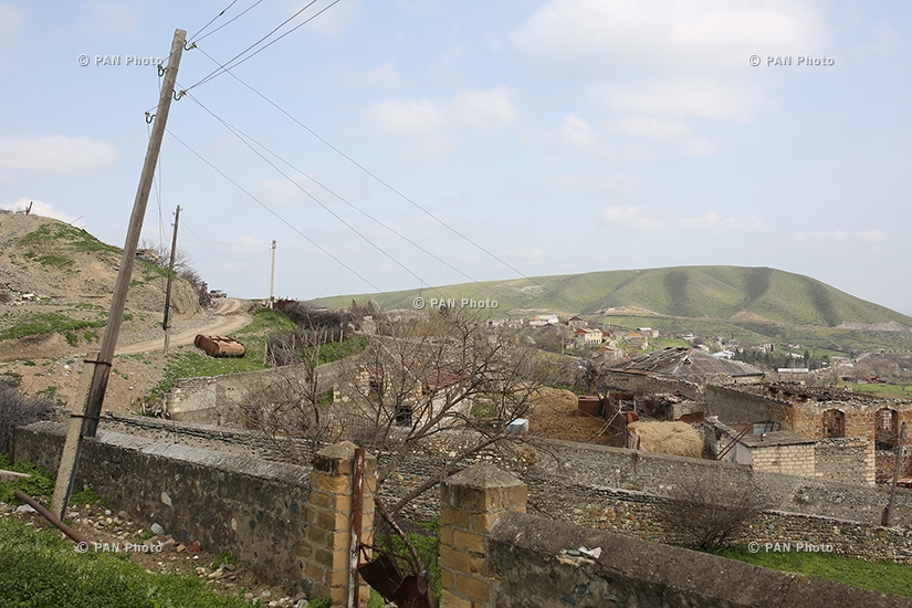 Արցախի հյուսիս-արևելքում Ադրբեջանի հետ սահմանամերձ Թալիշ գյուղը մարտական գործողություններից հետո