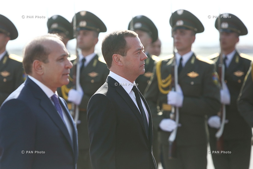 Ռուսաստանի վարչապետ Դմիտրի Մեդվեդևի պաշտոնական դիամավորումը