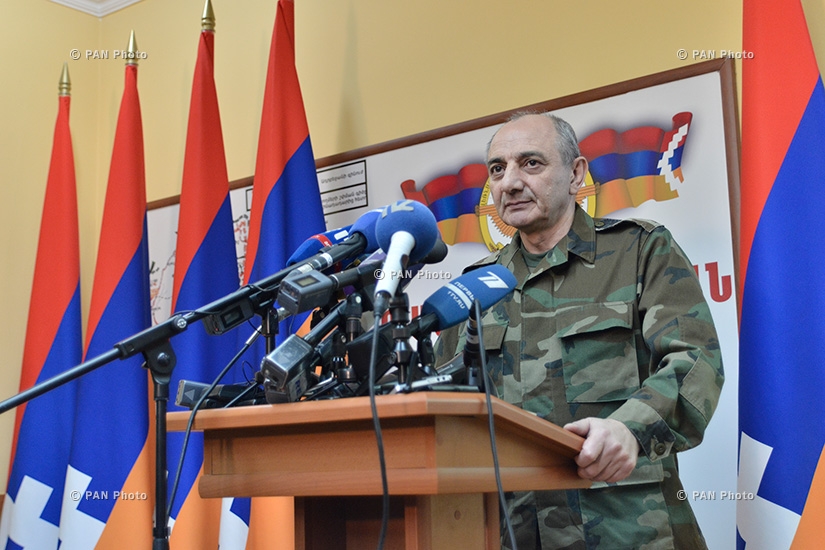 Пресс-конференция президента Нагорно-Карабахской Республики Бако Саакяна