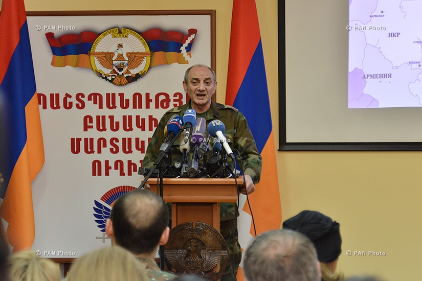 Пресс-конференция президента Нагорно-Карабахской Республики Бако Саакяна