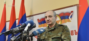 Пресс-конференция президента Нагорно-Карабахской Республики Бако Саакяна