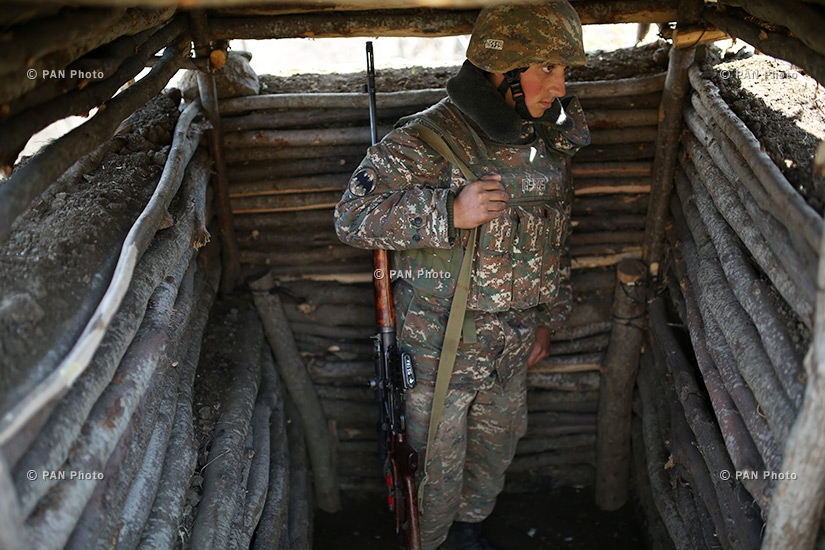 ԼՂՀ ՊԲ հյուսիսային ուղղությամբ տեղակայված զորամասի մարտական դիրքերում