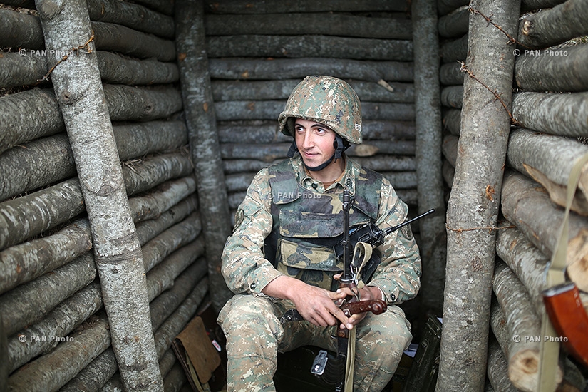 In the military positions of the northern section of Nagorno Karabakh Defense Army