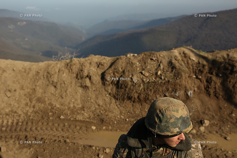 ԼՂՀ ՊԲ հյուսիսային ուղղությամբ տեղակայված զորամասի մարտական դիրքերում