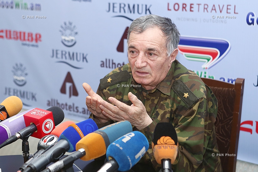 Press conference of Major General Arkady Ter-Tadevosyan (Commandos)