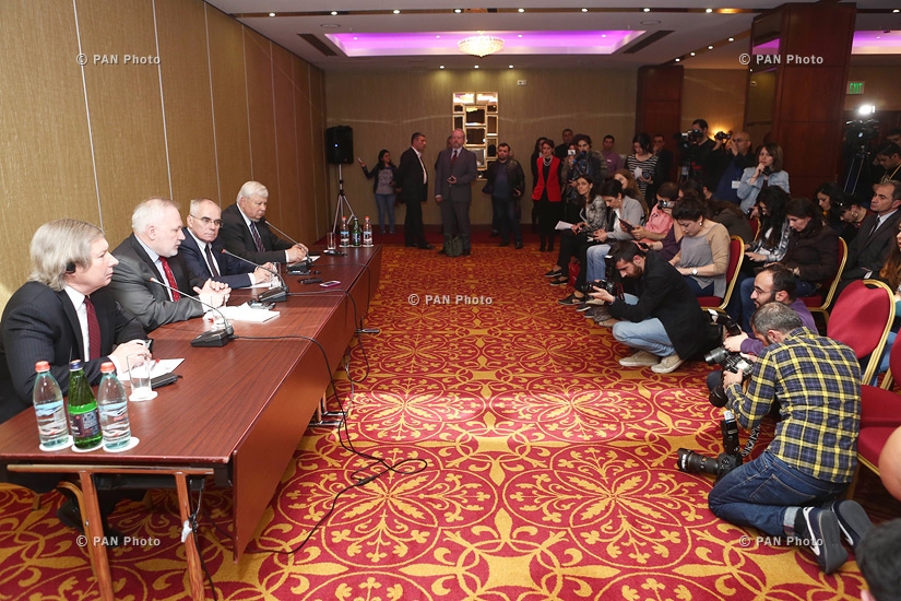 Пресс-конференция сопредседателей Минской группы ОБСЕ