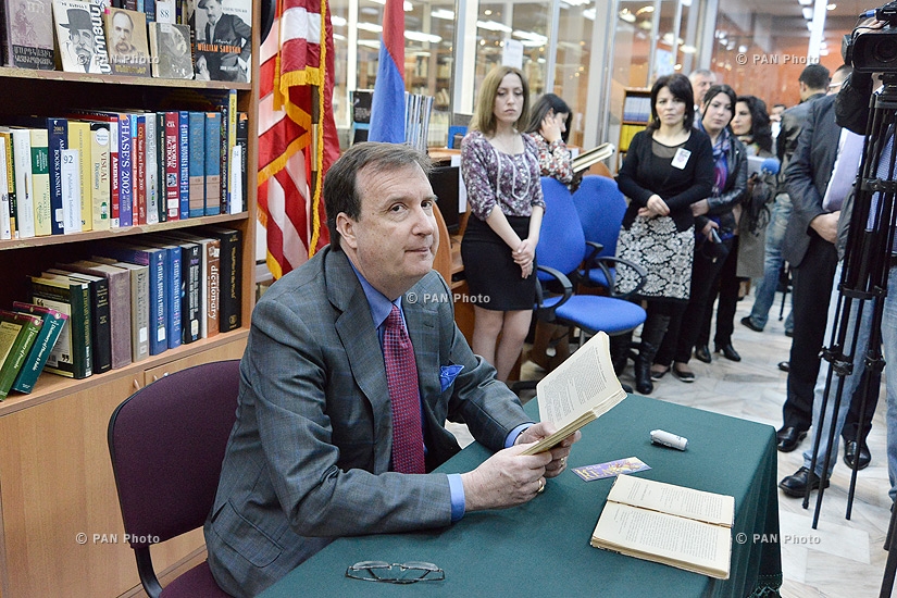 US Ambassador to Armenia Richard M. Mills attends reading of William Saroyan’s novel 'The Human Comedy’ out loud