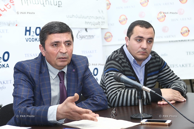 Press conference of Armenia's Liberal Democratic Union department's chairman Artur Levonyan