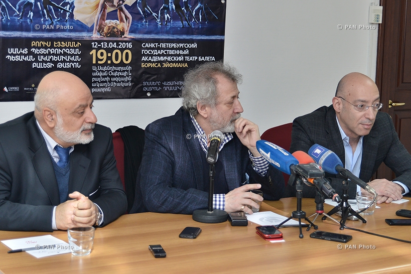 Press conference dedicated to Yerevan tour of St. Petersburg State Academic Ballet Theater 