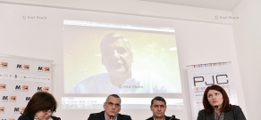 Пресс-конференция руководителя Центра региональных исследований Ричарда Киракосяна и  заместителя директора Института Кавказа Сергея Минасяна