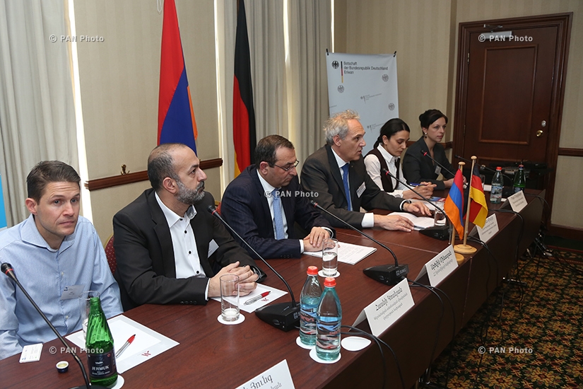 Пресс-конференция посла Германии в Армении Матиаса Кислера