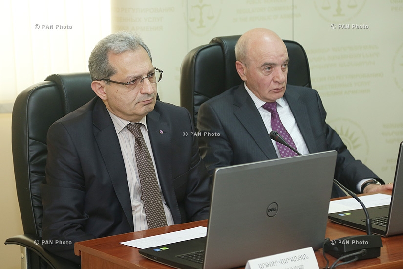 A session of Public Services Regulatory Commission of Armenia