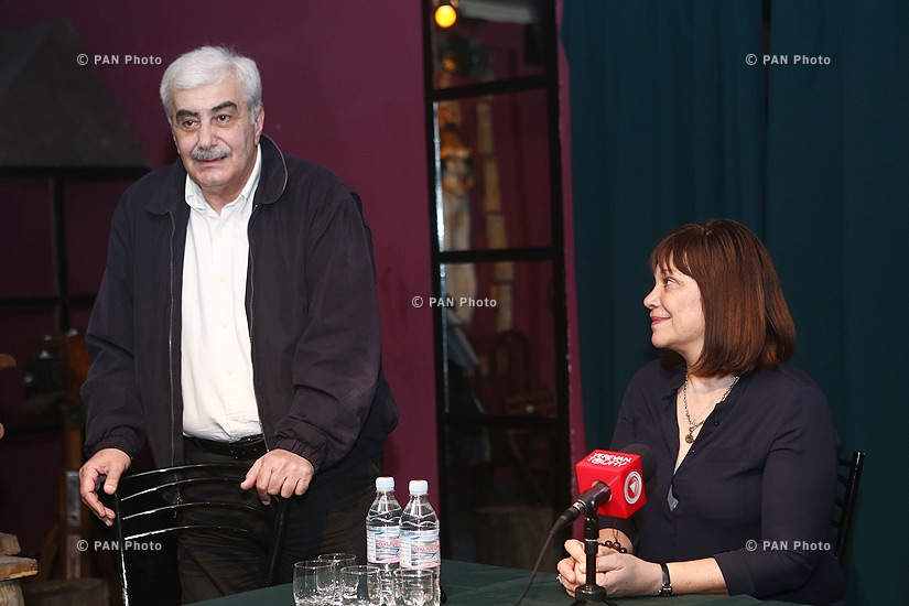 Press conference of actress, director and producer Nora Armani