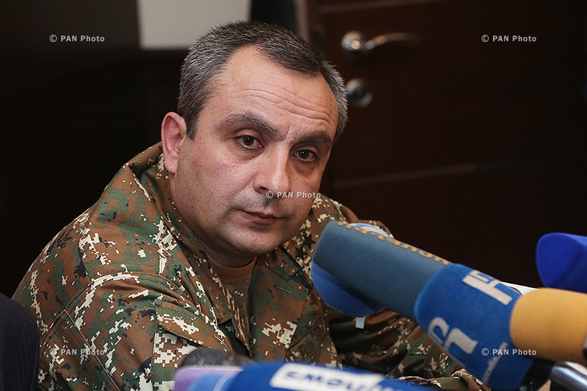 Press conference of Deputy Head of the State Social Security Service  Smbat Saiyan and lawyer for Armenia’s Ministry of Defense  Martin Mkrtchyan