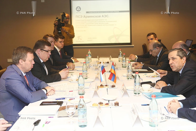 2nd joint Coordination Committee meeting between Armenia's Ministry of Energy and Natural Resources and Rosatom corporation