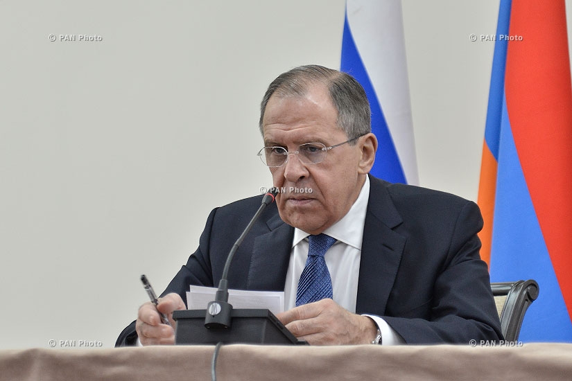 Joint press conference of Armenian Foreign Minister Edward Nalbandyan and Russian Foreign Minister Sergey Lavrov