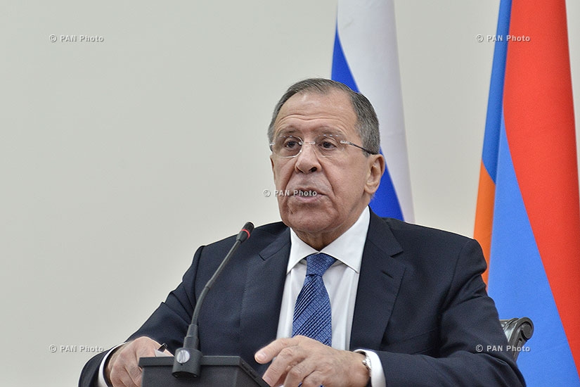 Joint press conference of Armenian Foreign Minister Edward Nalbandyan and Russian Foreign Minister Sergey Lavrov