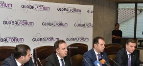 Совместная пресс-конференция организаторов 2-ого глобального форума «Против преступления геноцида» и представителей премии Aurora Prize 