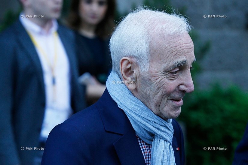 Charles Aznavour is in Yerevan for Aurora Prize Ceremony